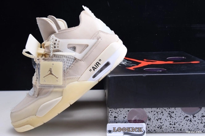 HYPE Sail Off-White Jordan 4 x CV9388-100 Air 0807